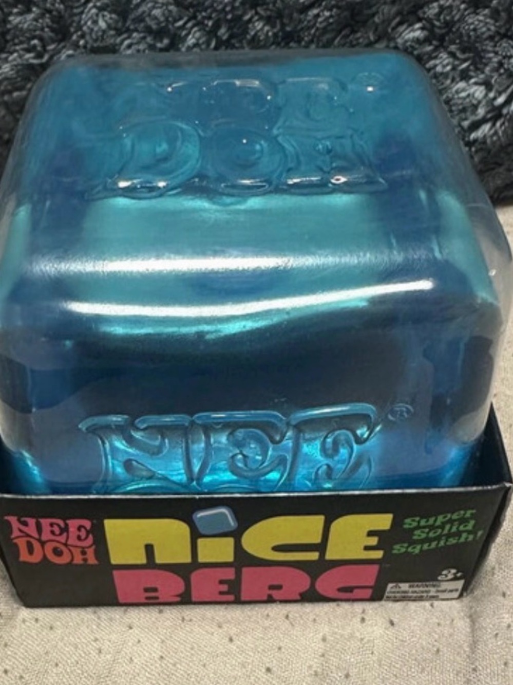 NiceDoh Nice Berg Super Solid Squish Toy - Blue